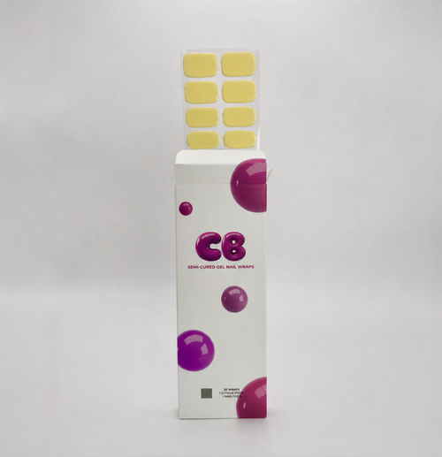 Butter Yellow | Semi Cured Gel Nail Wraps