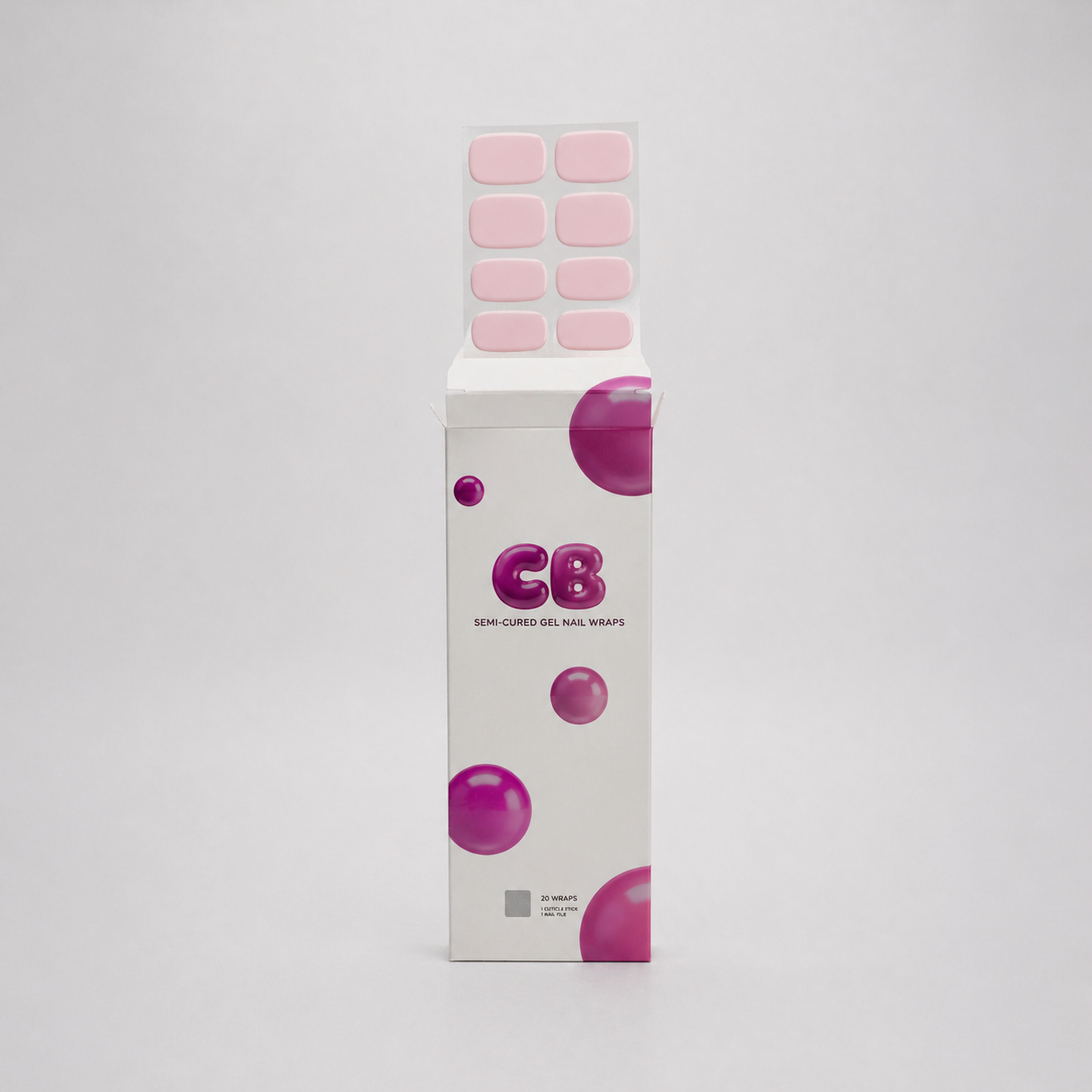 Princess Pink | Semi Cured Gel Nail Wraps