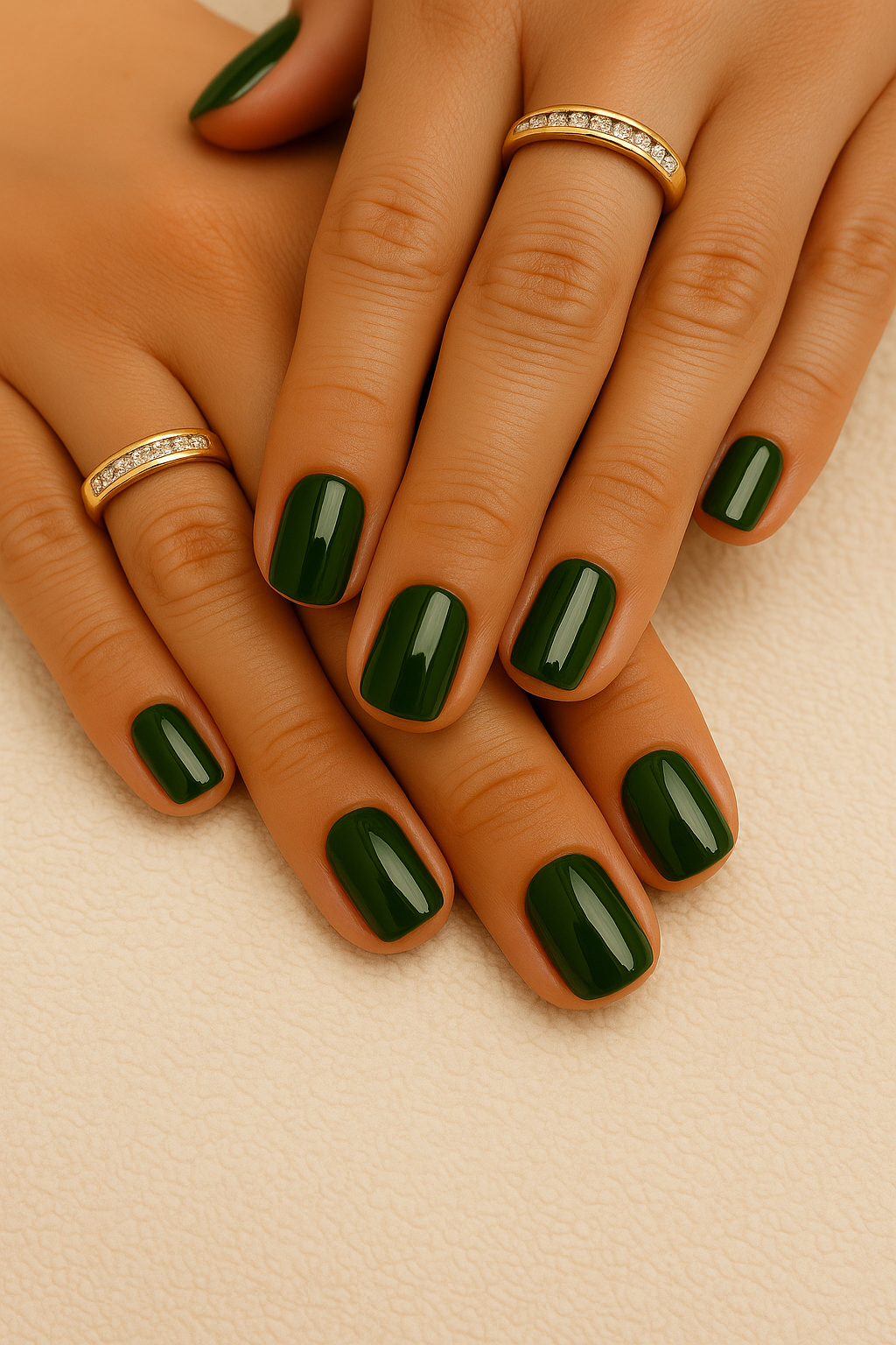 Olive Green Semi-Cured UV Gel Nail Wraps