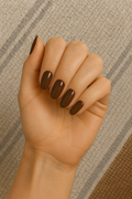 Brown Semi Cured UV Gel Nail Wraps