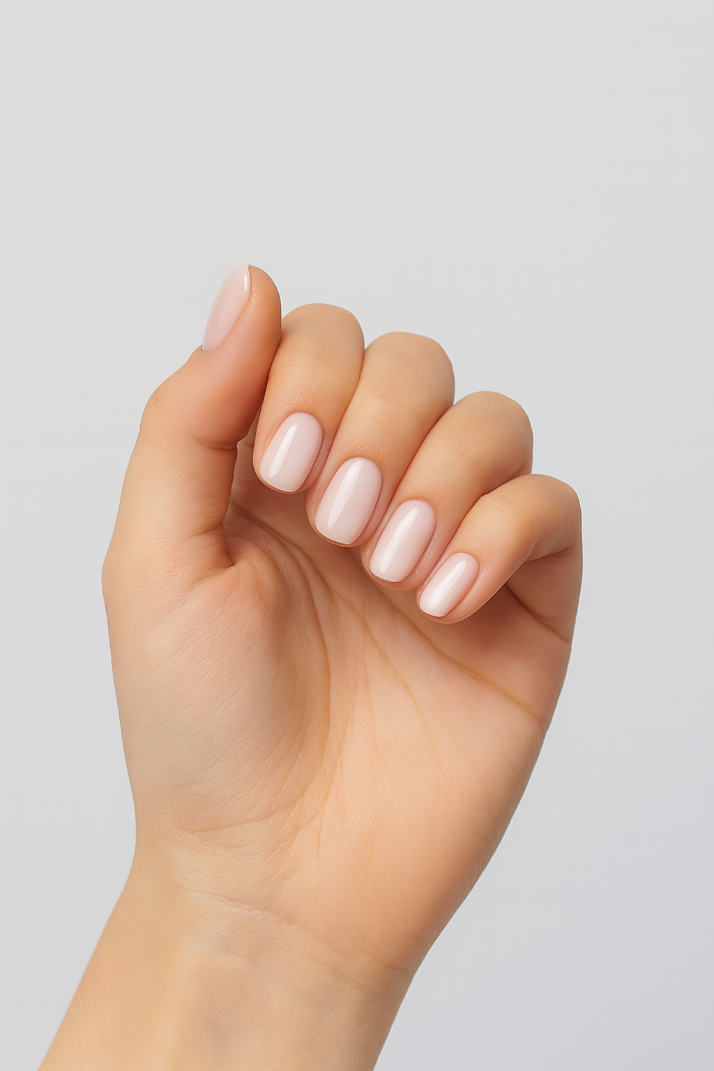 Nude Semi Cured UV Gel Nail Wraps